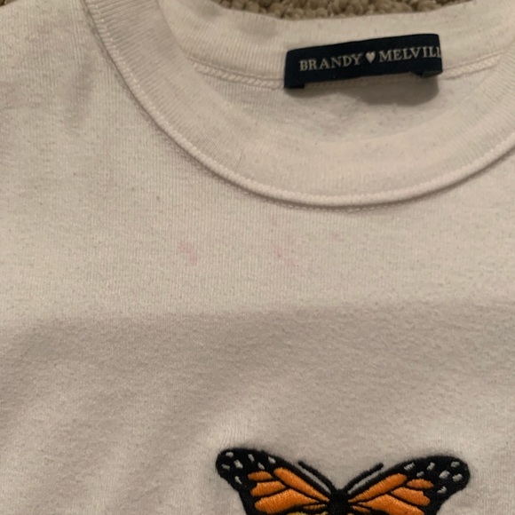 brandy melville butterfly top - Picture 2 of 2